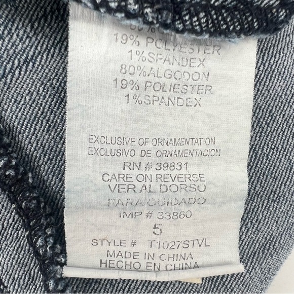 Jolt Straight Leg Skinny Stretch Jeans Size 5 Women’s - Picture 5 of 5